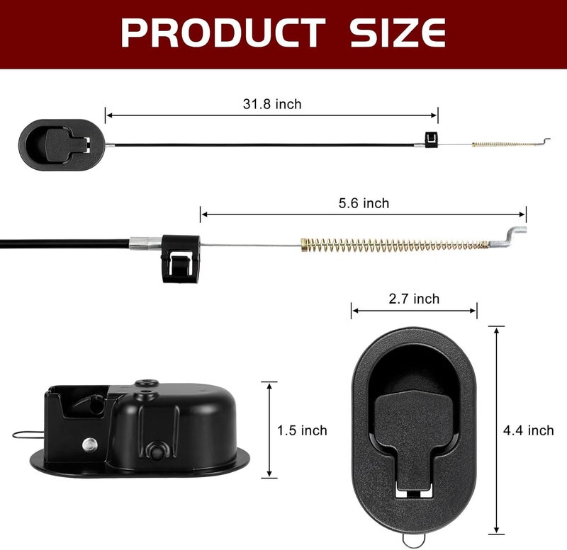 Nonley Recliner Pull Handle - Universal Replacement Parts for Most Major Recliner Couch Sofa Chair Furniture - Image 3